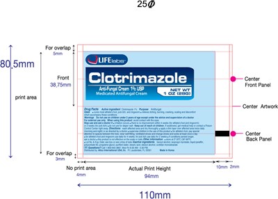 Mage Of Clotrimazole Antifungal Cream Tube Label (Clotrimazole Antifungal Cream Tube Label)